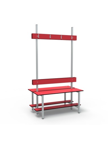 Banc Stratifié Compact, 1m, double, sans porte sac