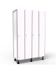 Casier 1 Porte 4 Colonnes - Blanc
