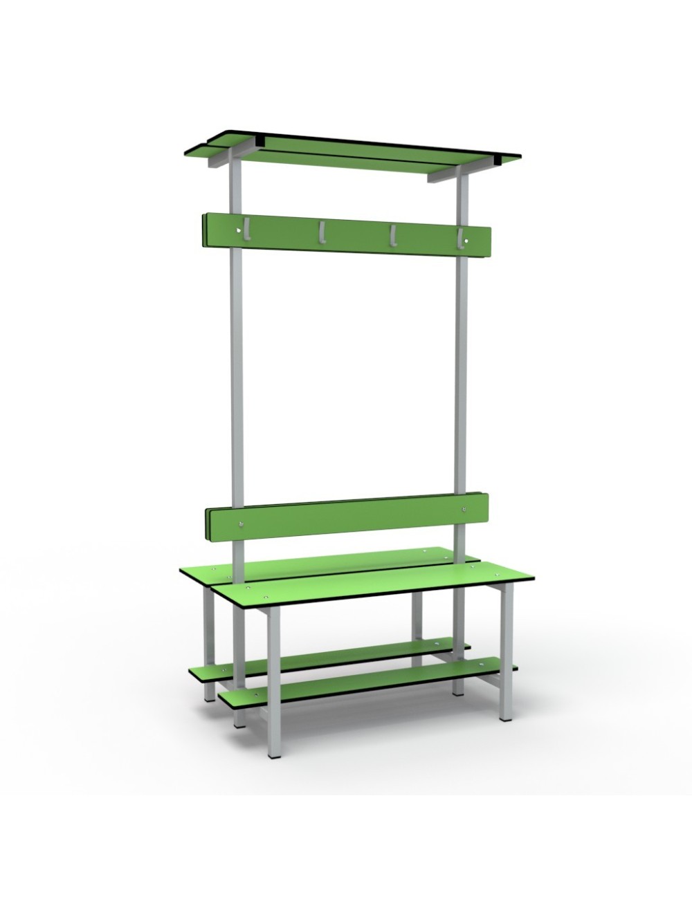 Banc Stratifié Compact, 1m, double complet