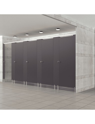 Cabine Sanitaire Stratifié Compact Alu 5F