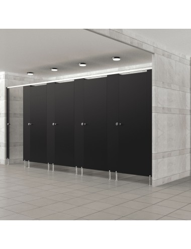 Cabine Sanitaire Stratifié Compact Alu 5F