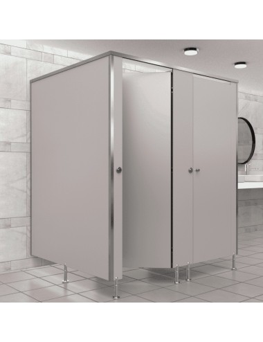Cabine Sanitaire Stratifié Compact Alu 2FGD