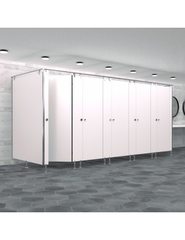 Cabine Sanitaire Stratifié Compact Inox 5FGD