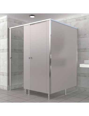 Cabine Sanitaire Stratifié Compact Alu 2FD