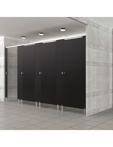 Cabine Sanitaire Stratifié Compact Alu 4F