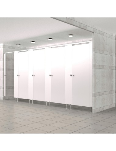 Cabine Sanitaire Stratifié Compact Alu 5F