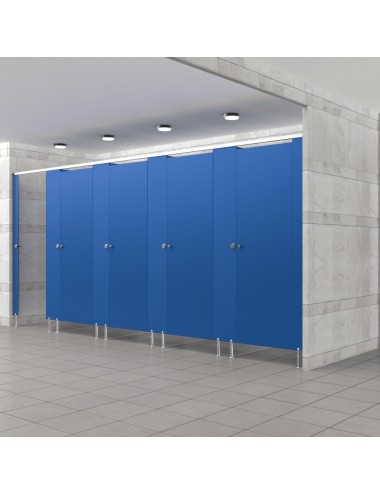 Cabine Sanitaire Stratifié Compact Alu 5F