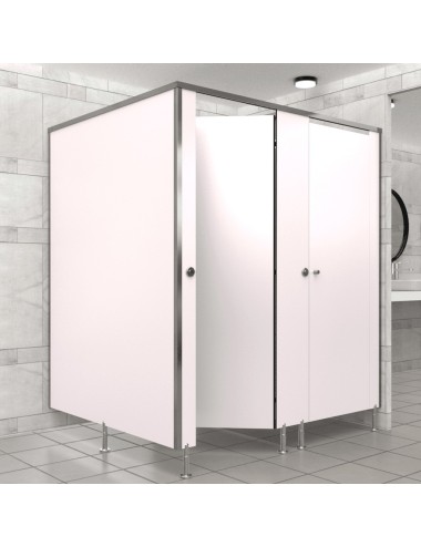 Cabine Sanitaire Stratifié Compact Alu 2FG
