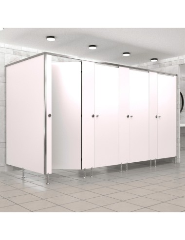 Cabine Sanitaire Stratifié Compact Alu 4FG