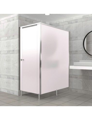 Cabine Sanitaire Stratifié Compact Alu 1FD
