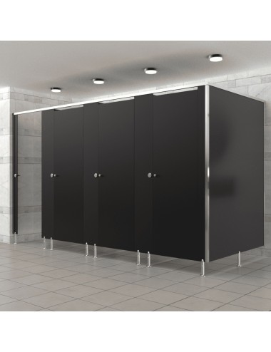 Cabine Sanitaire Stratifié Compact Alu 4FD