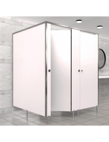 Cabine Sanitaire Stratifié Compact Alu 2FGD