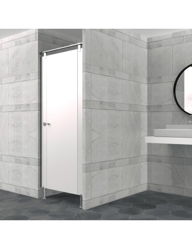 Cabine Sanitaire Stratifié Compact Inox 1F