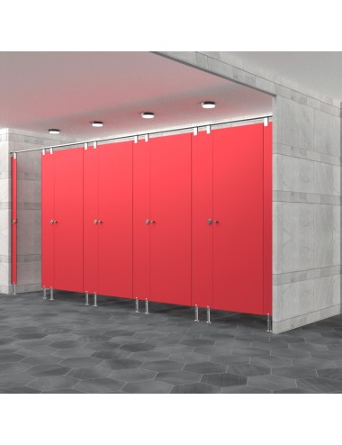 Cabine Sanitaire Stratifié Compact Inox 5F