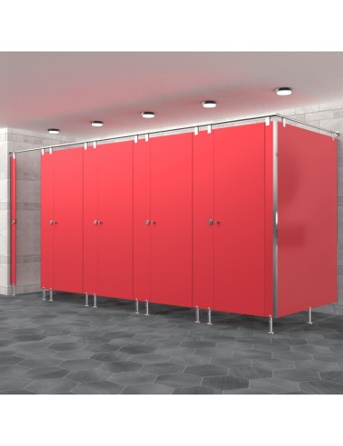 Cabine Sanitaire Stratifié Compact Inox 5FD
