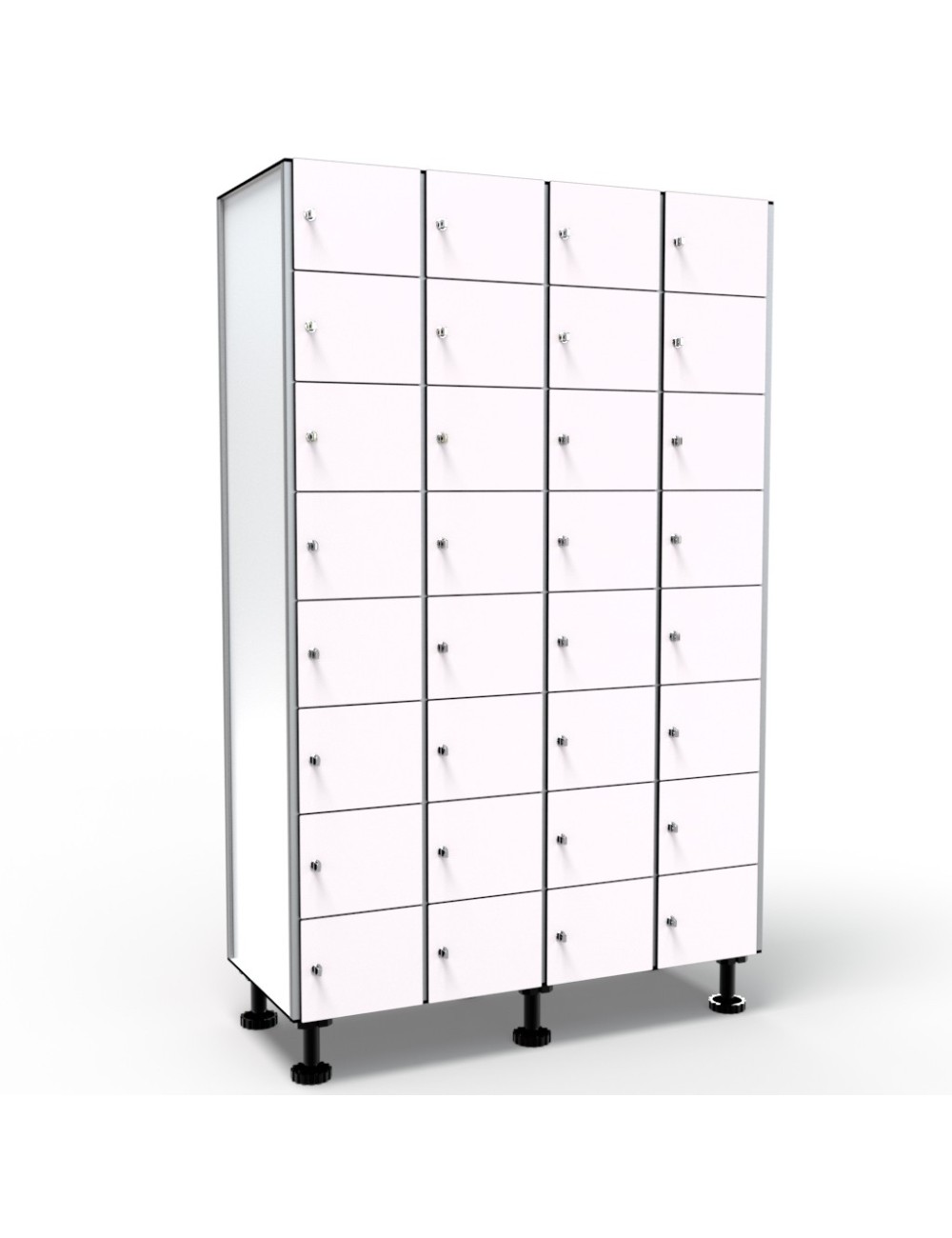 Phenolic Locker, 8 Doors 4 Modules