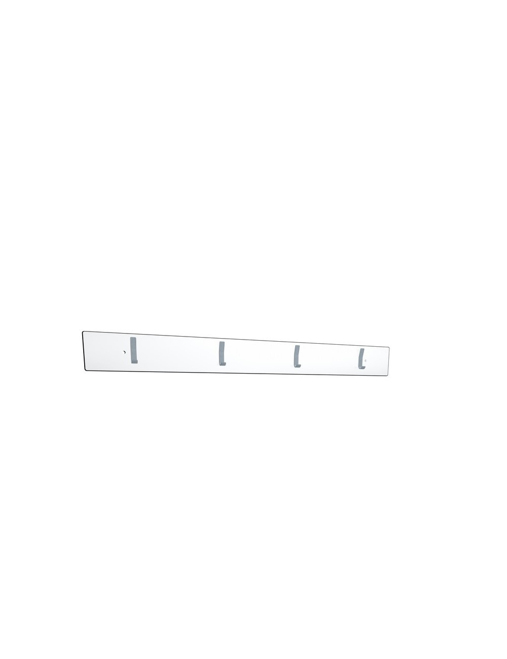 Porte-manteau stratifié compact mural 1m