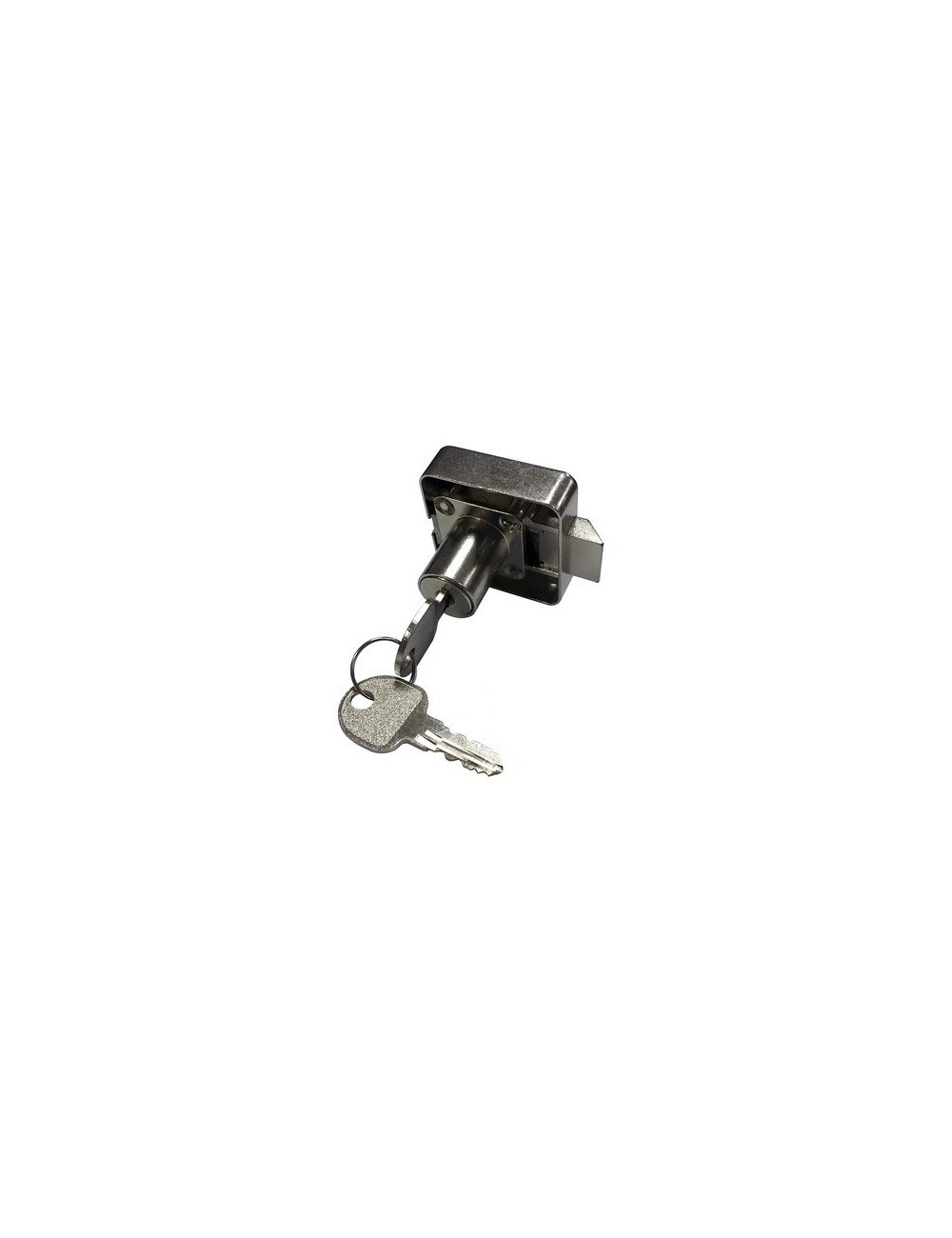 Key lock with removable interchangeable cylinder