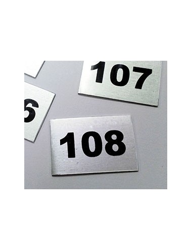 Numéro plaque métal