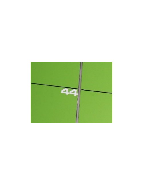 Numéros en vinyle.