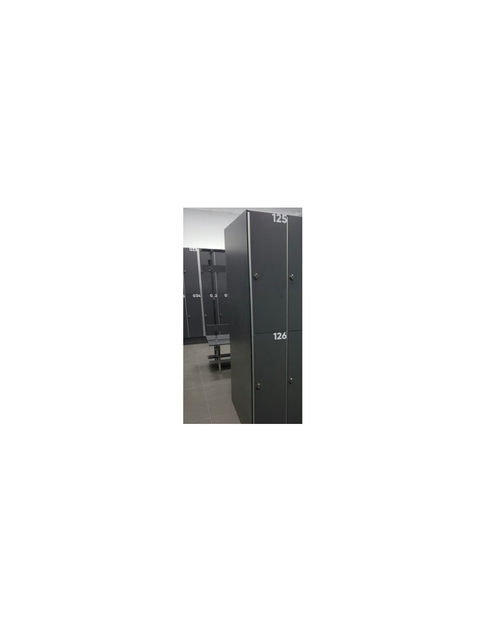 Side finish for locker block
